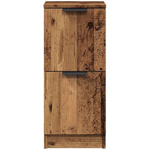 VidaXL Komoda 2 kom staro drvo 30x30x70 cm konstruirano drvo Slike
