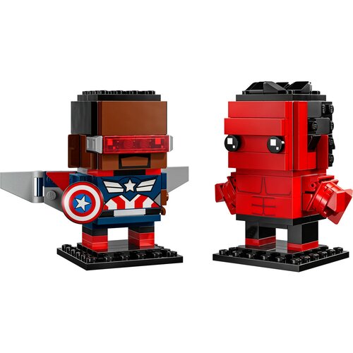 Lego super heroes - figure kapetana amerike i crvenog hulka (40668) Slike