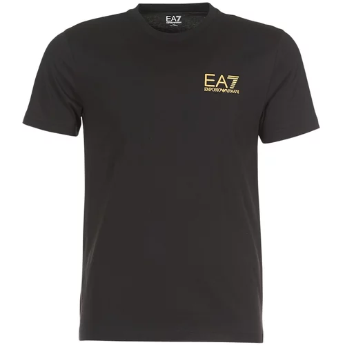 Emporio Armani EA7 Majice s kratkimi rokavi JAZKY Črna