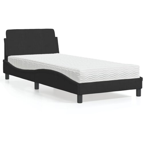Krevet s madracem Dover crni 80 x 200 cm bar&scaron;unasti Cijene