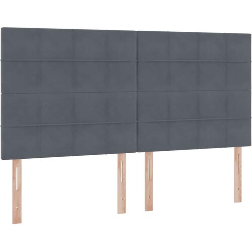  s madracem i skladi&amp;scaron;tem Tamno siva 180 x 200 cm Bar&amp;scaron;un Slike