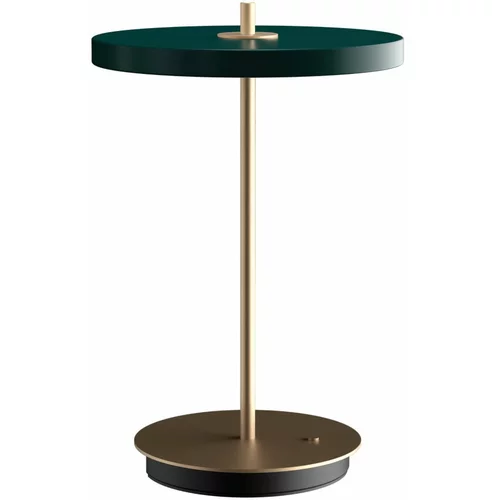 UMAGE Zelena LED stolna lampa s mogućnosti zatamnjivanja s metalnim sjenilom (visina 31 cm) Asteria Move –