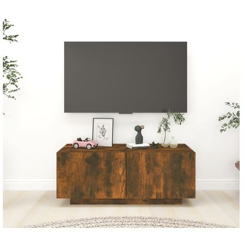  ormarić boja dimljenog hrasta 100x35x40 cm konstruirano drvo Cene