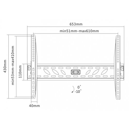 Gogen nosilec za TV TILT XL Slike