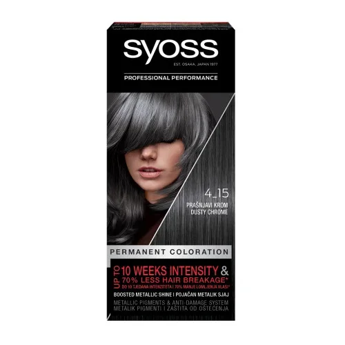 Syoss trajna boja za kosu - Permanent Coloration - 4_15 Dusty Chrome