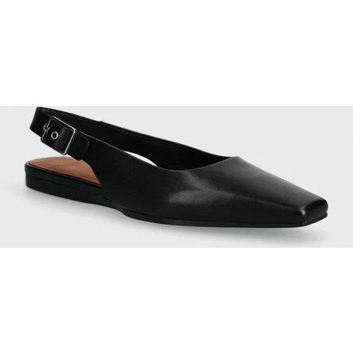 Vagabond Shoemakers Kožne balerinke WIOLETTA boja: crna, s otvorenom petom, 5701-101-20