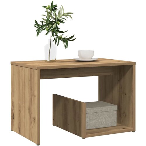  Pomoćni stol Artisan hrast 59x36x38 cm izrađeno drvo Slike