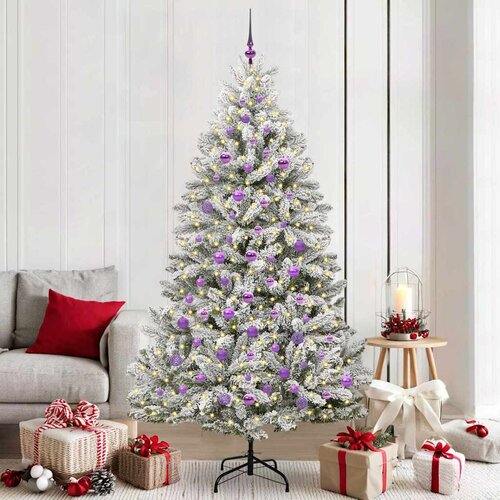  Umjetno božićno drvce 210 cm 300 LED lampica Topla bijela Cijene