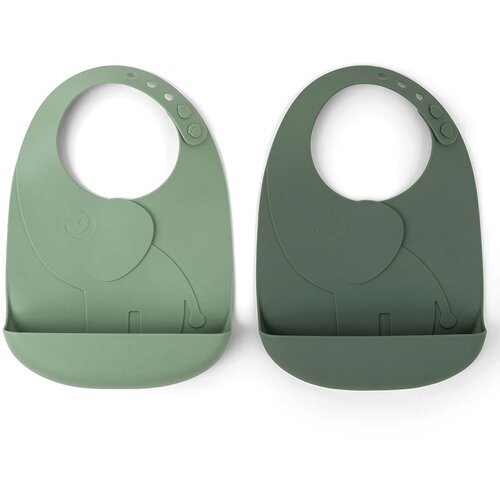 Done By Deer 2 dijelni set podbradnjaka peekaboo elphee green Cijene