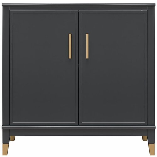 CosmoLiving by Cosmopolitan Črna omarica 84x84 cm Westerleigh – Cene
