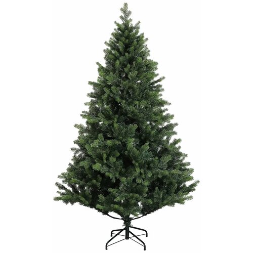  Umjetno božićno drvce s nogom 240 cm 300 LED lampica - Zelena 240 cm s LED svjetlima Slike