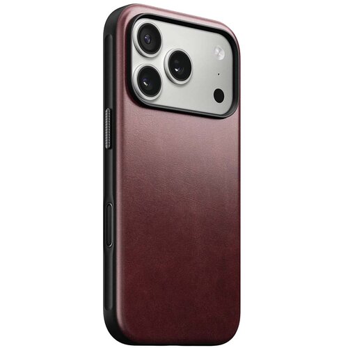 Nomad Ovitek za iPhone 17 Pro MagSafe iz usnja Horween, odporen na udarce, Bordeaux, (5000189094) Cene