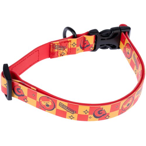 HARRY POTTER ogrlica Gryffindor, narančasta - Veličina&nbsp;S: opseg vrata 25 &ndash; 36 cm, &scaron;irina 20 mm Cijene