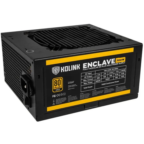 Kolink Enclave power supply unit 700 W 20+4 pin ATX ATX Black