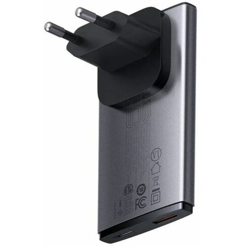 Baseus polnilec 65W USB TipC/TipA GaN5 Ultra slim PD siv CCG Cene