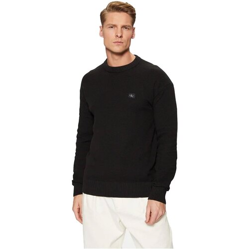 Calvin Klein Jeans Puloverji J30J326746 Črna Slike