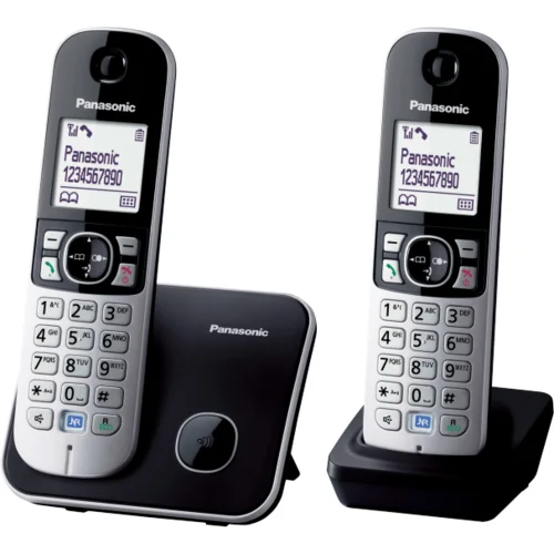 Bežični fiksni telefon PANASONIC KX-TG6812FXB