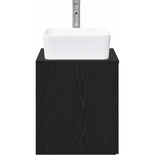  Set namje&amp;scaron;taja za kupaonicu Crni hrast Konstruirano drvo Crna 62,5 x 44,5 x 50 cm Slike