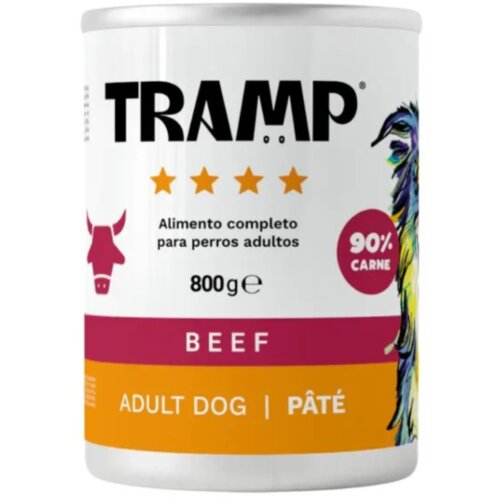 TRAMP 4* Dog Pate Beef - Pa&scaron;teta za odrasle pse z govedino, 6 x 800 g, (5000008079) Cene