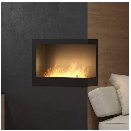  InFire - Ugaoni bio kamin 45x60 cm 3kW crni Cene