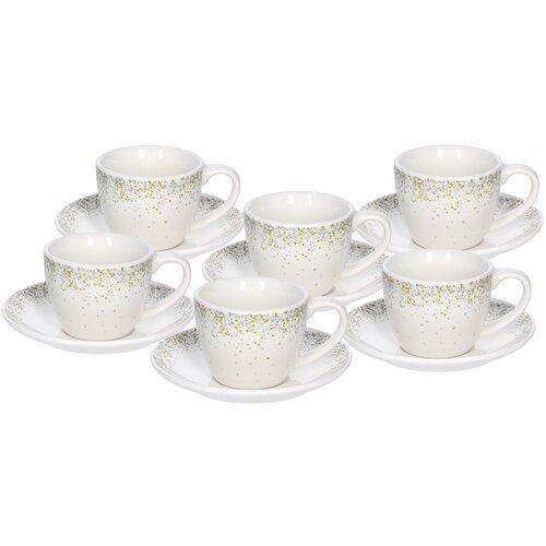 Tognana Set skodelica za črno kavo s podstavkom Astrid 80ml / 6 kos / porcelan, (20825657) Slike