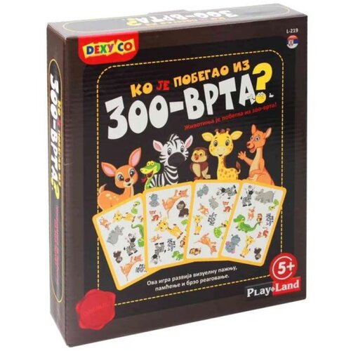 Play Land Edukativna dru&amp;scaron;tvena igra Ko je pobjegao iz zoolo&amp;scaron;kog vrta Slike