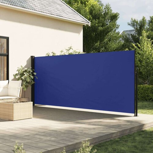  Uvlačiva bočna tenda 160 x 600 cm plava Cijene