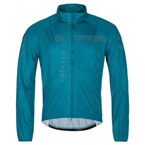 Kilpi RAINAR-M TURQUOISE men&amp;#039;s cycling waterproof jacket Slike