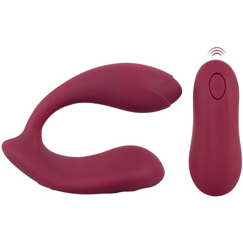 You2Toys Rosenrot - vibrator, ki ga je mogoče napolniti z radijskim upravljanjem (rdeč) Cene