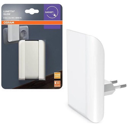 Osram LED nočna svetilka Lunetta Glow (0,28 W, Bele barve, Do x &Scaron; x V: 6 x 6 x 9 cm) Cene