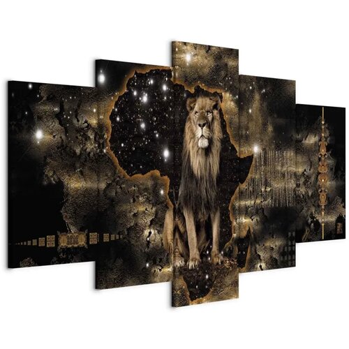  Slika - Golden Lion (5 Parts) Wide 100x50 Akustična Cijene