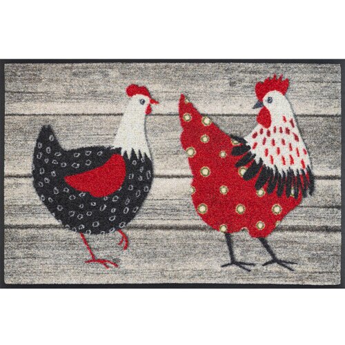 wash+dry PREDPRAŽNIK Chicken Farm 40/60 cm potiskano večbarvno Cene