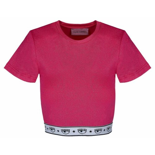 Chiara Ferragni kratka šik pink ženska majica 21PE-CFT119 PINK Slike