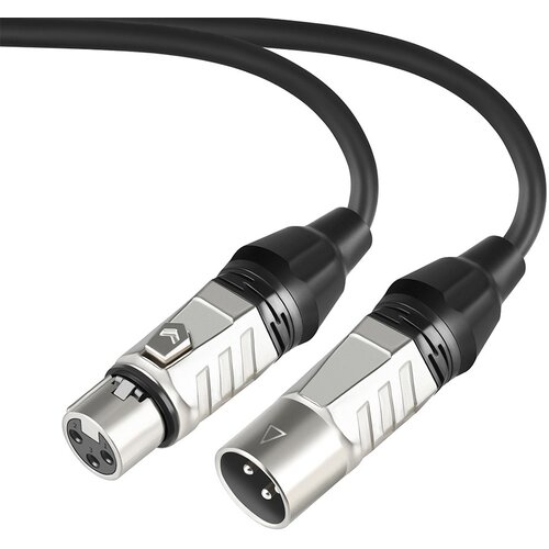 INF XLR kabel za mikrofon &ndash; mo&scaron;ki na ženski kabel za me&scaron;alnik, ojačevalnik, zvočnik Silver 3 m, (5000090815) Cene