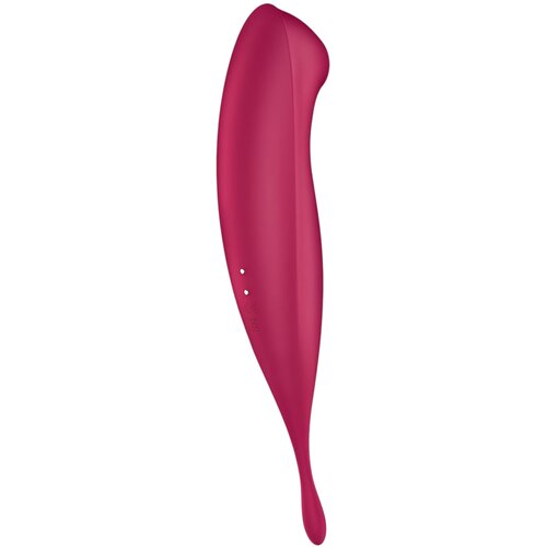 Satisfyer Vibrator Twirling Pro+, temno rdeč Slike