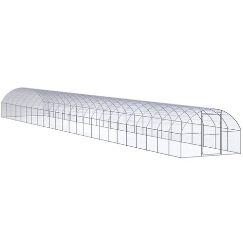 vidaXL Zunanji kokošnjak 3x24x2 m pocinkano jeklo Cene