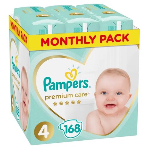 Pampers pelene premium S4 8-14kg 168kom Cijene