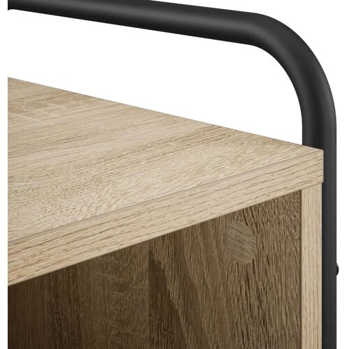 Ormar za cipele 76 x 36 5 x 93 cm Konstruirano drvo - Hrast sonoma 76 x 36 5 x 93 cm 4 police bez vrata Slike
