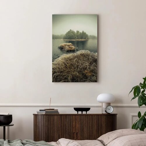  Slika - Autumn in the Wetlands (1 Part) Vertical 80x120 Akustična Cijene