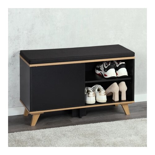 Kesper KSP15943 CIPELARNIK SA JASTUKOM ZA SEDENJE CRNI 77 x 48 x 30 CM Cene