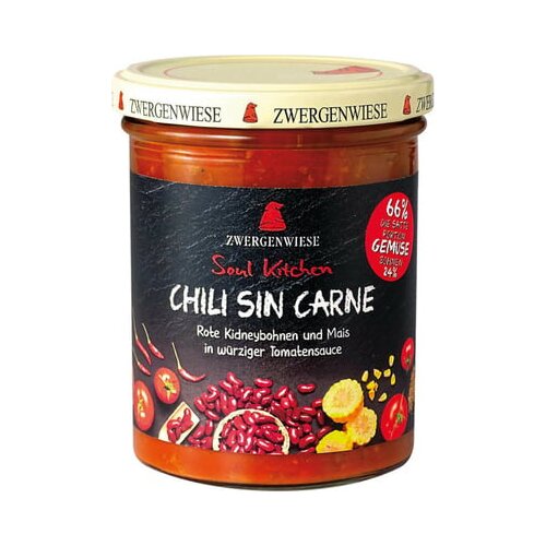 Zwergenwiese Bio Soul Kitchen Chili sin Carne Cene