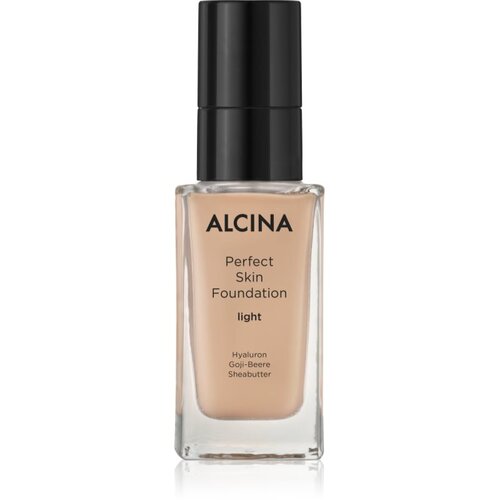ALCINA Perfect Skin Foundation prekrivni tekoči puder za popolno polt odtenek Light 35 ml Slike
