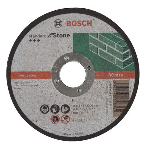 Bosch rezna ploča 115 mm, 22,23 mm, 3,0 mm standard for stone c 30 s bf 2608603177 Slike