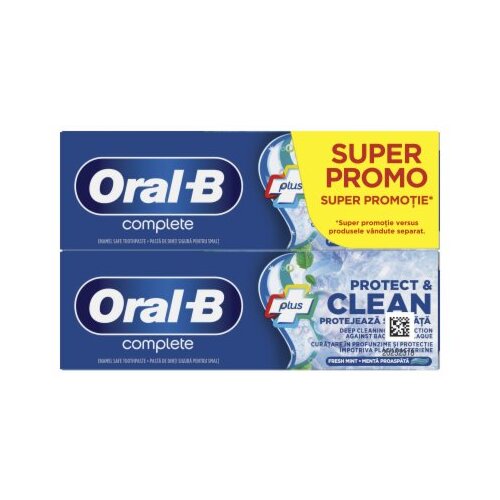 Oral-b PASTA ZA ZUBE COMPLETE PROT&CLEAN 2X75ML Cene