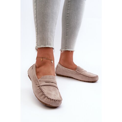 Boto Women's Beige Faux Suede Loafers Rerceria Cijene