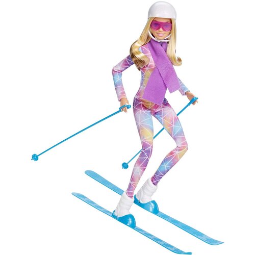 Mattel Barbie zimski športi smu?arka, blond lutka z dodatki, Ve?barvno, (21582559) Cene