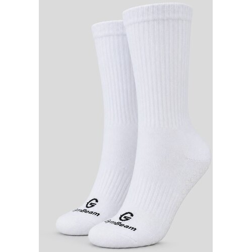 GymBeam Funkcionalne čarape Crew White XL Slike