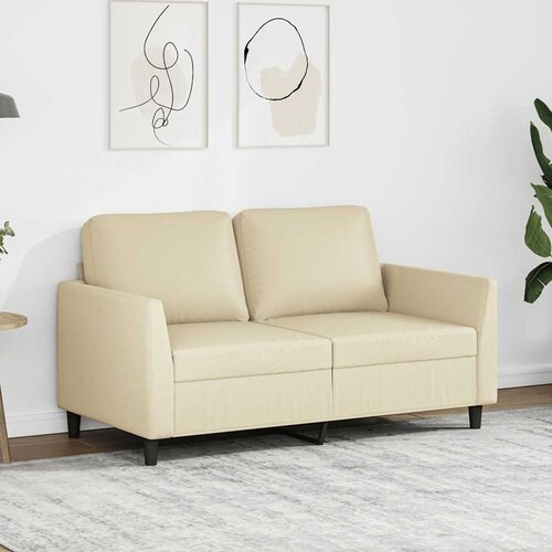  Dvosjed od tkanine krem 120 cm od umjetne kože Cijene