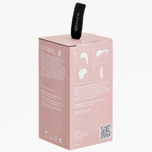 Glov ultra-upijajući pe&amp;scaron;kir za kosu pink Slike