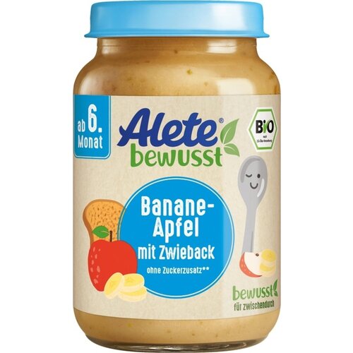 BIO banana in jabolko s prepečencem - 190 g Cene